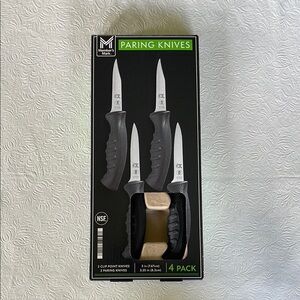Mercer Culinary Black Paring Knives Set
